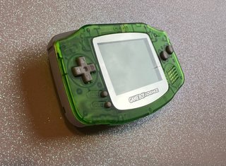 Nintendo Game Boy Advance Verde Transparente
