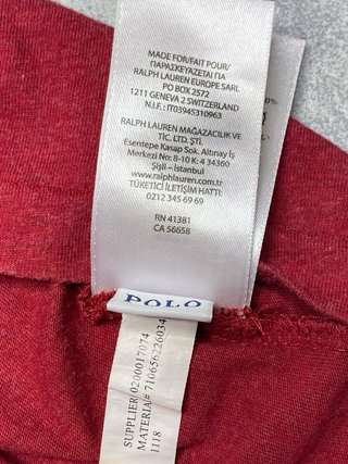 Polo T-Shirt Polo Ralph Lauren Rosso/Blu (S)