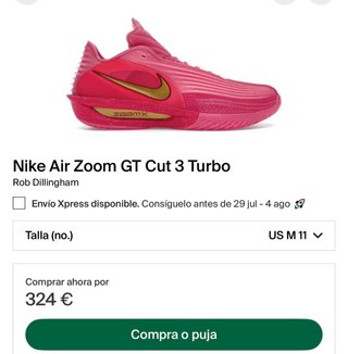 Nike Gt Cut 3 Turbo Zapatillas Baloncesto