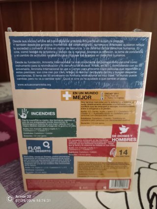 Colección 5 Películas DVD Amnistía Internacional
