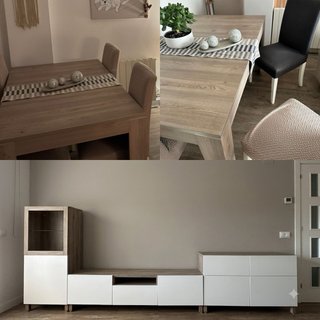 Mesa y sillas comedor por mudanza