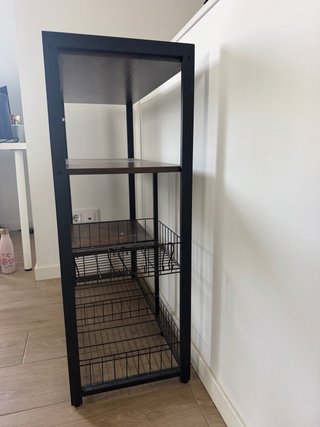 Estantería organizadora estilo industrial
