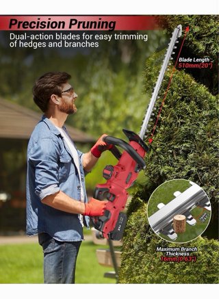Tagliasiepi Batteria 21V Elettrico Banse