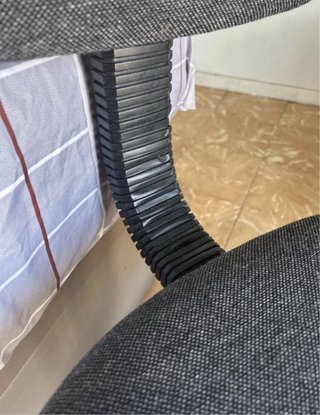 Silla de escritorio regulable gris