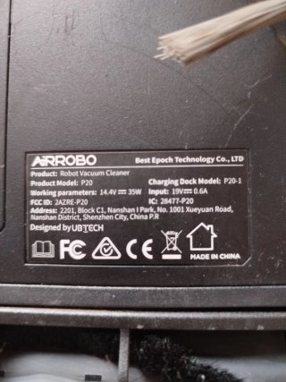 Aspiradora Robot ARROBO Negra