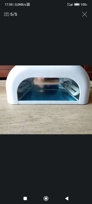 Lampara secado uñas