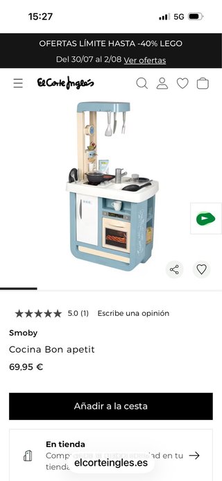 Cocinita Smoby