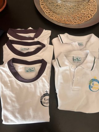 Lote 4 Camisetas y Polos Karol Wojtyla Talla 8
