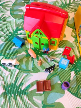 Playmobil 1.2.3 Granja Maletín