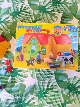 Playmobil 1.2.3 Granja Maletín