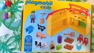 Playmobil 1.2.3 Granja Maletín