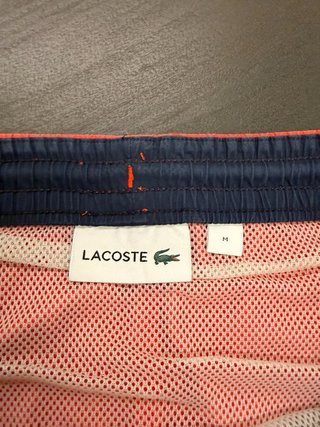 Lacoste Costume da Bagno Uomo Rosso Taglia M
