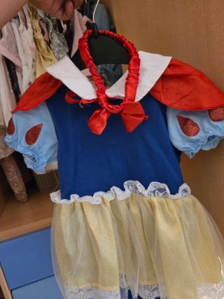 Vestido Blanca Nieves talla única