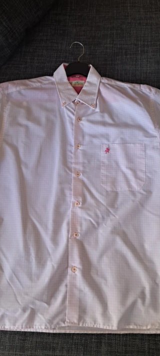 Camisa B&B cuadros rosa Talla M
