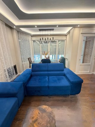 Sofá modular azul