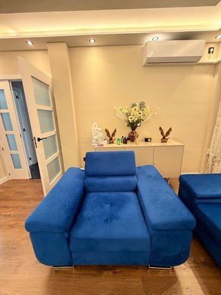 Sofá modular azul