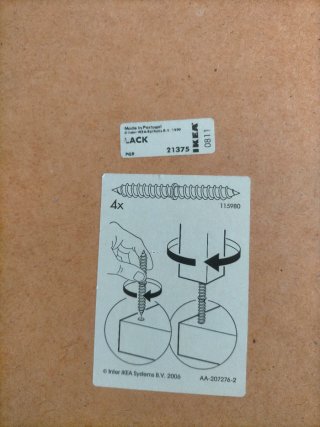 Mesa Ikea Lack Blanca