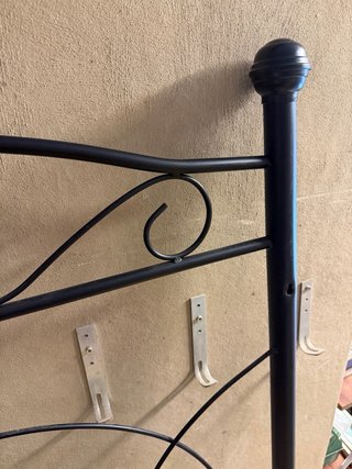 Cabecero forja negro