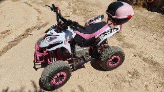Quad Infantil Rosa y Blanco