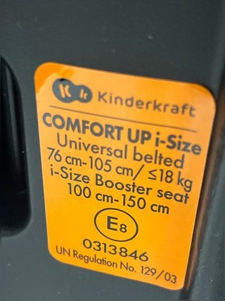 Kinderkraft Comfort UP i-Size 75-150 cm, Silla...