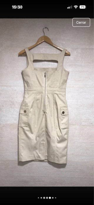 Vestido Adolfo Domínguez Talla 40 Beige