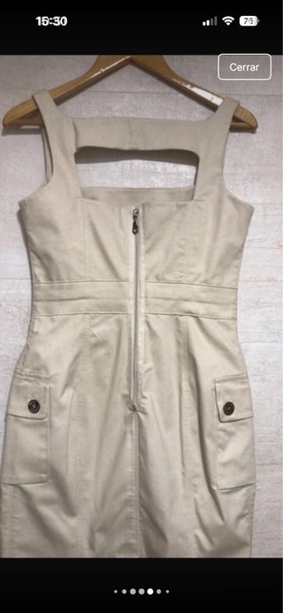 Vestido Adolfo Domínguez Talla 40 Beige