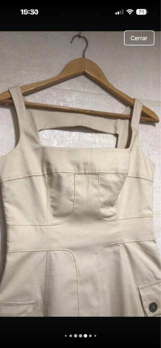Vestido Adolfo Domínguez Talla 40 Beige