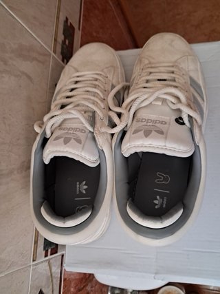Zapatillas Adidas Campus Bad Bunny Gris/Blanco
