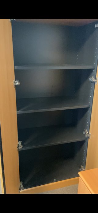 Mueble almacenaje color cerezo