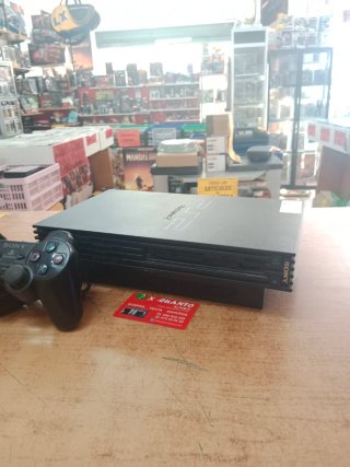 CONSOLA SONY PS2 FAT CON MANDO Y CABLES