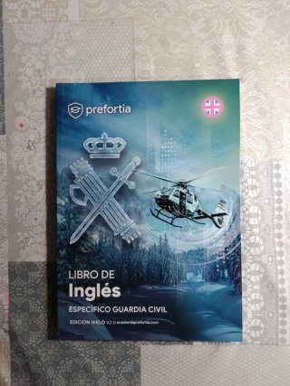Libro de inglés Guardia Civil. Nuevo