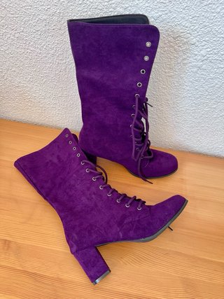Pack x2 botines y botas lila/morado