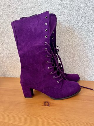 Pack x2 botines y botas lila/morado
