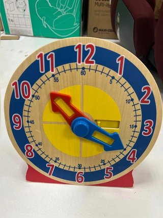 Reloj de Aprendizaje de Madera