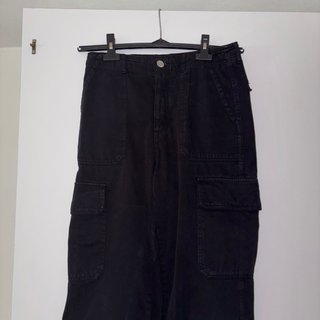 Pantaloni Cargo Zara Neri