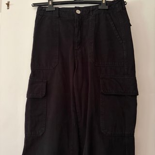 Pantaloni Cargo Zara Neri