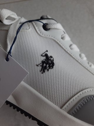 Scarpe U.S. POLO Assn. bianche e grigie