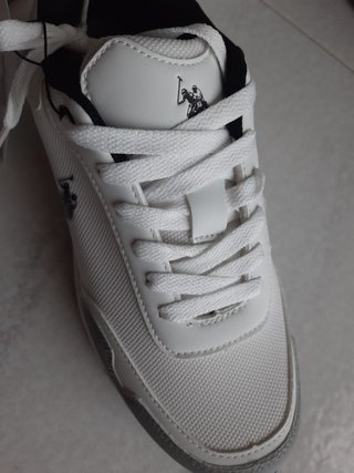 Scarpe U.S. POLO Assn. bianche e grigie