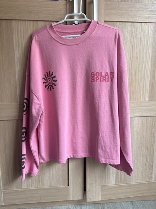 Camiseta Pull&Bear rosa manga larga