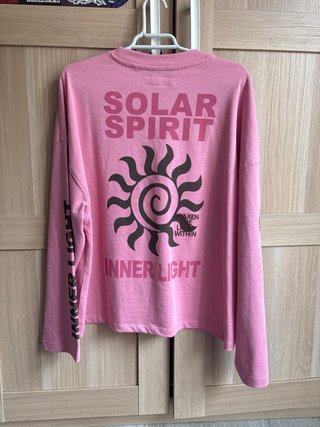 Camiseta Pull&Bear rosa manga larga