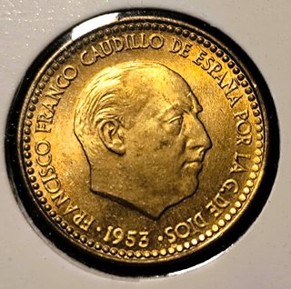 1 Peseta 1953*(19-56), UNC