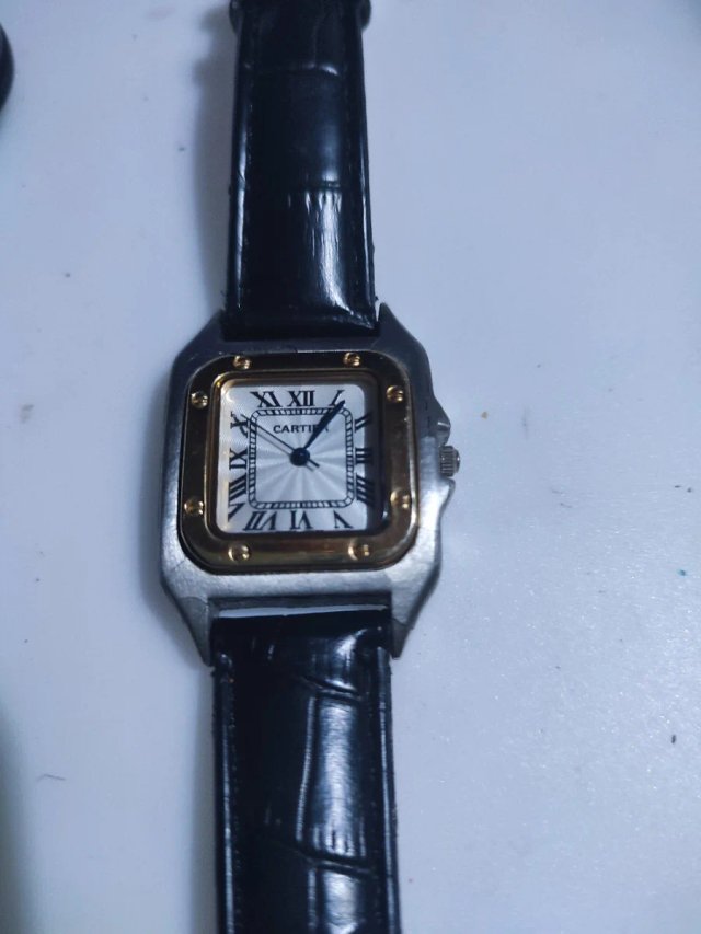 Lote de relojes 3 estilo Cartier moda hombre y muj