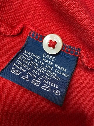 Polo T-Shirt Polo Ralph Lauren Rosso/Blu (M) Donna
