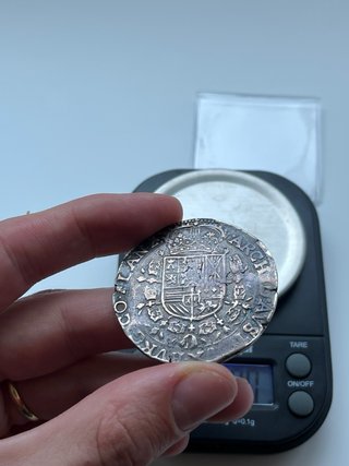 Patagón plata Brujas Felipe IV 1645