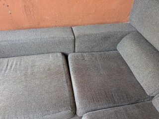Sofá Chaiselongue Gris Tela. HOY 225€