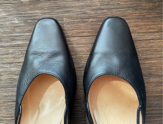 Zapatos de piel negros talla 39