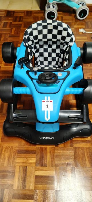 Correpasillos bebé coche F1 Costway