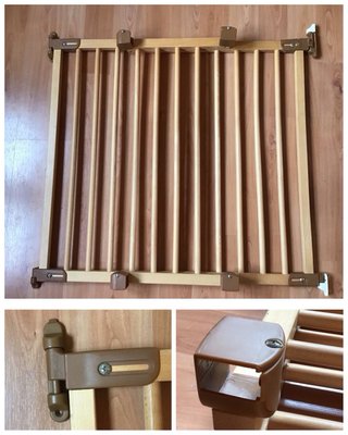 Barrera seguridad infantil madera