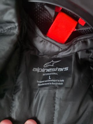 Chaqueta Alpinestars Mujer Negra y Roja