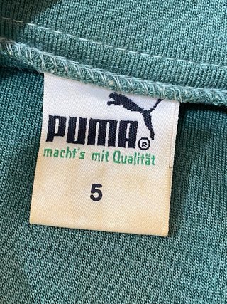 Felpa a zip Puma vintage di lana taglia XL